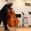 Teacher Trainer from "Jazz Mobile" Darnell Jay Starkes performing in the daily recital. Photo by Richard Casamento. 